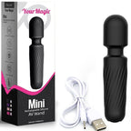 ARMONY - YOUR MAGIC MASSAGER & VIBRATOR RECHARGEABLE 10 VIBRATIONS BLACK - Amore24