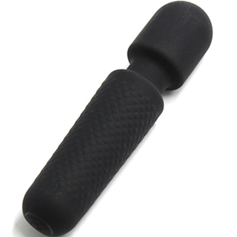 ARMONY - YOUR MAGIC MASSAGER & VIBRATOR RECHARGEABLE 10 VIBRATIONS WAND DOTS BLACK - Amore24