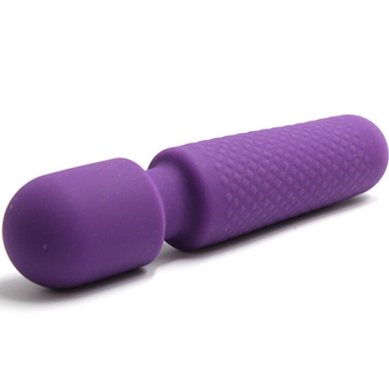 ARMONY - YOUR MAGIC MASSAGER & VIBRATOR RECHARGEABLE 10 VIBRATIONS WAND DOTS PURPLE - Amore24
