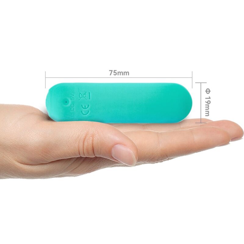 ARMONY - SPLASH HAHA VIBRATOR BULLET SILICONE 10 VIBRATIONS 75 X 19 CM GREEN - Amore24