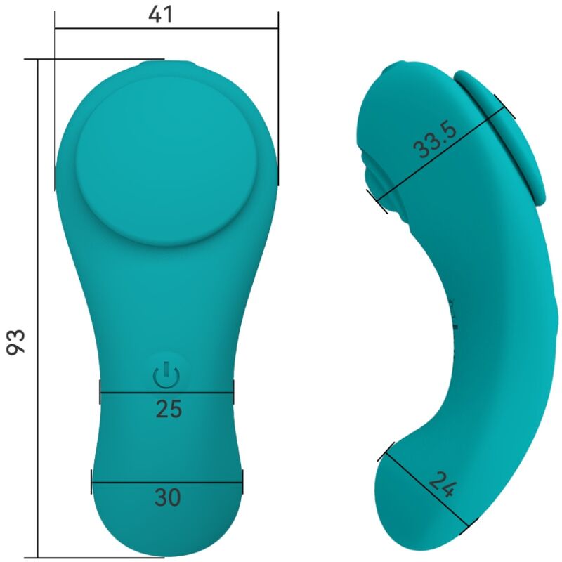 ARMONY - PLEASURE PANTY VIBRATOR REMOTE CONTROL 3 SPEEDS GREEN - Amore24