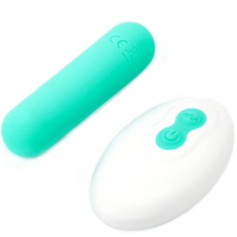 ARMONY - SPLASH JOLINE VIBRATOR BULLET SILICONE REMOTE CONTROL 10 VIBRATIONS 65 X 15 CM GREEN - Amore24