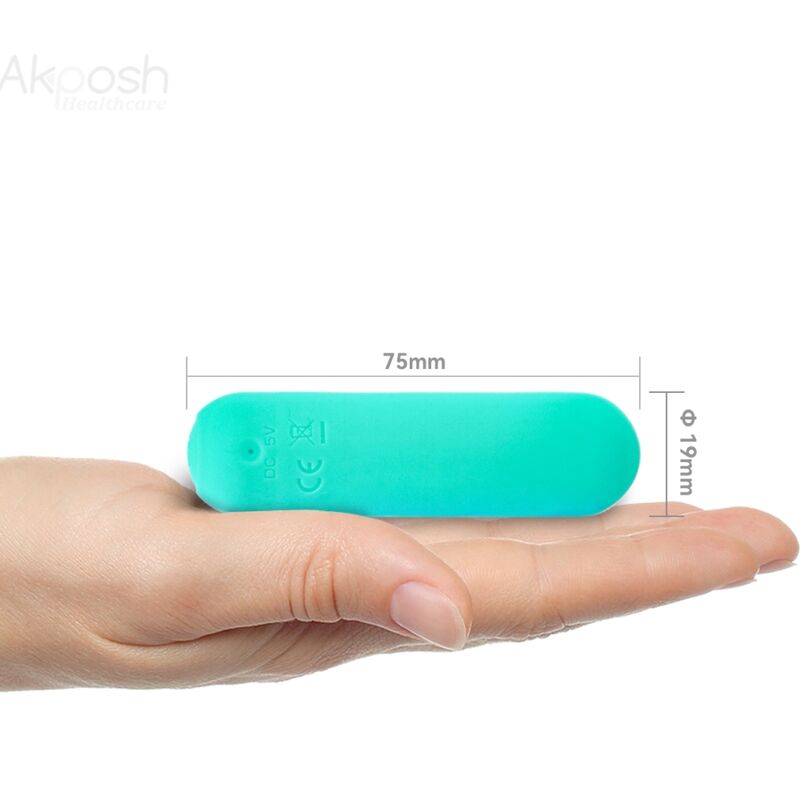 ARMONY - SPLASH JOIE VIBRATOR BULLET SILICONE REMOTE CONTROL 10 VIBRATIONS 75 X 19 CM GREEN - Amore24