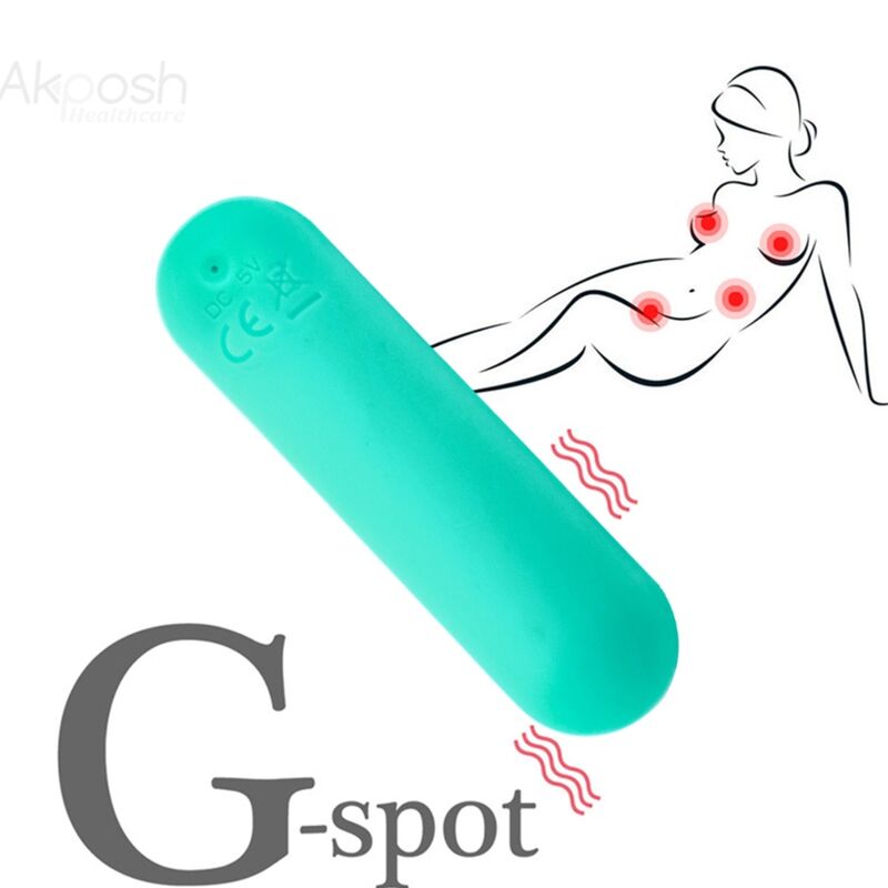 ARMONY - SPLASH JOIE VIBRATOR BULLET SILICONE REMOTE CONTROL 10 VIBRATIONS 75 X 19 CM GREEN - Amore24