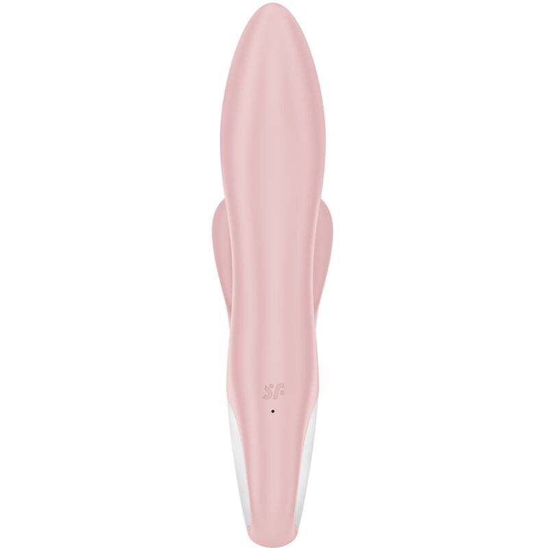 SATISFYER - AIR PUMP BUNNY 3 INFLATABLE RABBIT VIBRATOR PINK - Amore24