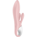 SATISFYER - AIR PUMP BUNNY 3 INFLATABLE RABBIT VIBRATOR PINK - Amore24