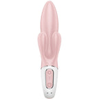 SATISFYER - AIR PUMP BUNNY 3 INFLATABLE RABBIT VIBRATOR PINK - Amore24