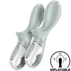 SATISFYER - AIR PUMP BOOTY 3 INFLATABLE ANAL VIBRATOR GREYGREEN - Amore24