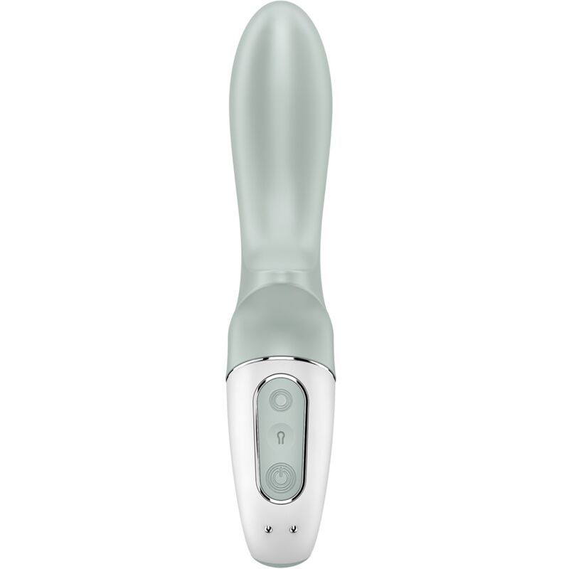 SATISFYER - AIR PUMP BOOTY 3 INFLATABLE ANAL VIBRATOR GREYGREEN - Amore24