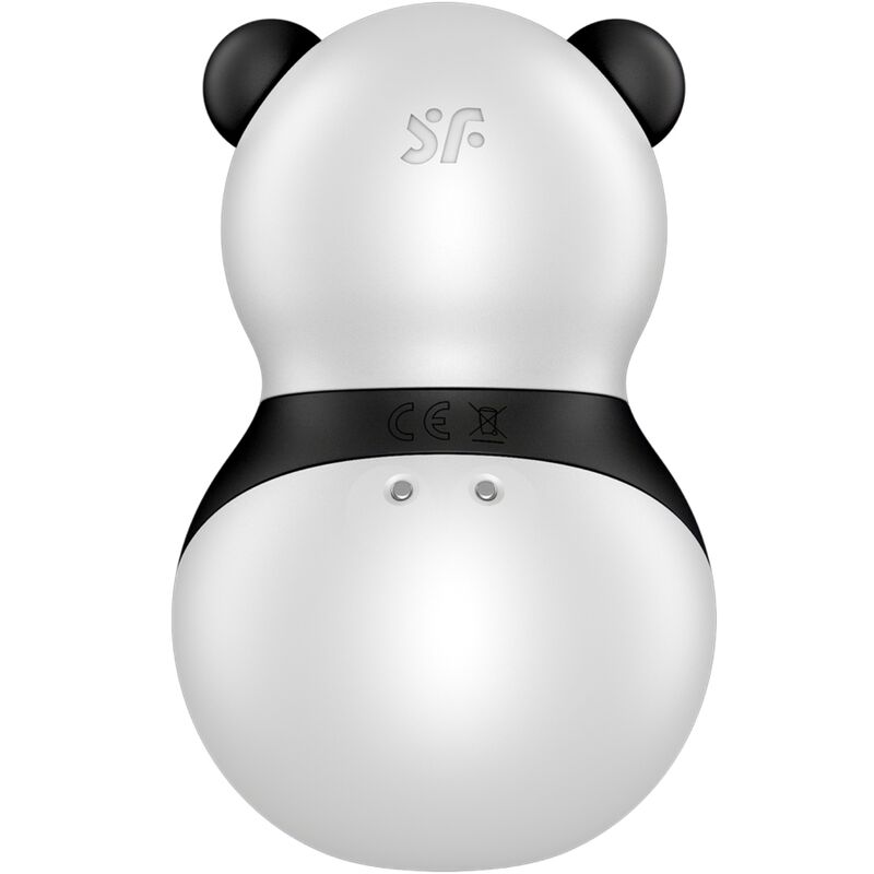 SATISFYER - POCKET PANDA STIMULATOR & VIBRATOR BLACK AND WHITE - Amore24