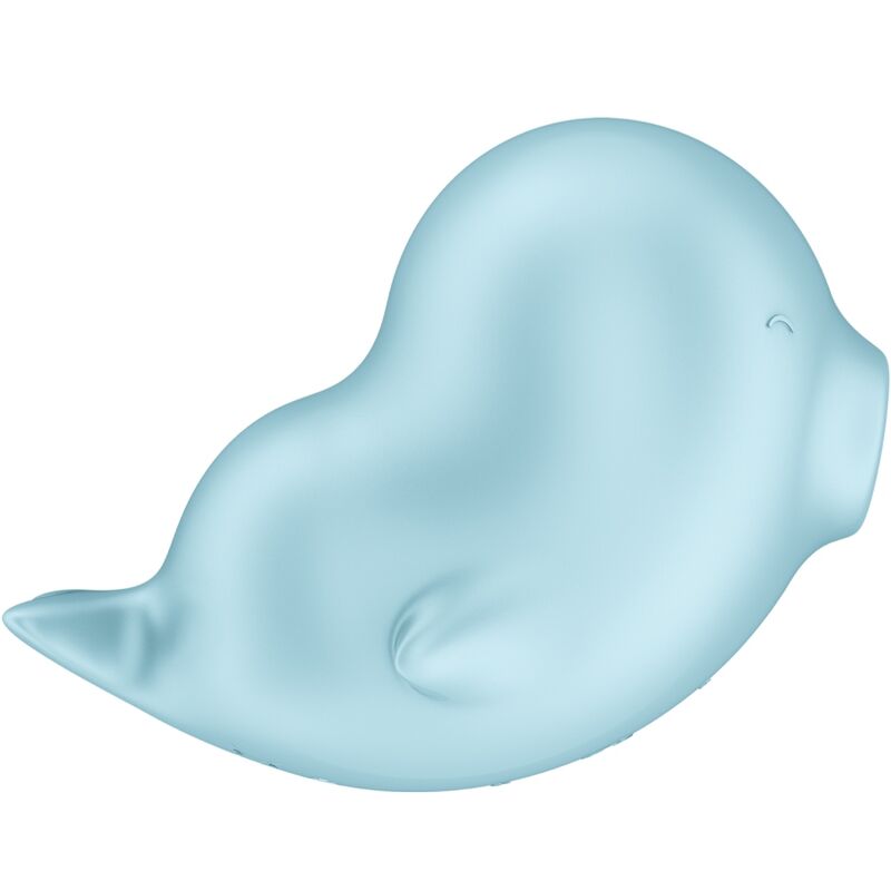 SATISFYER - SASSY SEAL STIMULATOR & VIBRATOR BLUE - Amore24