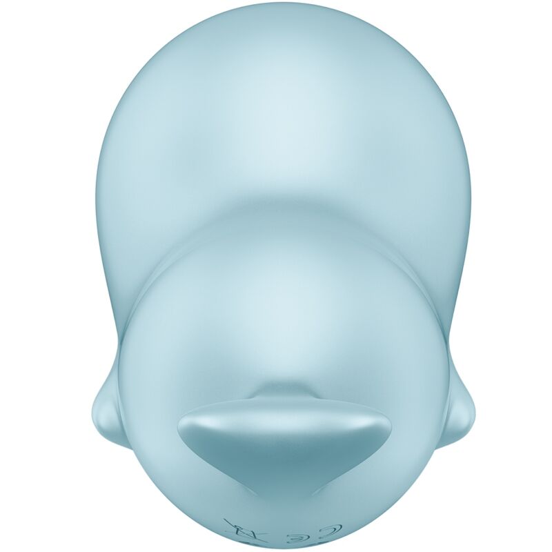 SATISFYER - SASSY SEAL STIMULATOR & VIBRATOR BLUE - Amore24