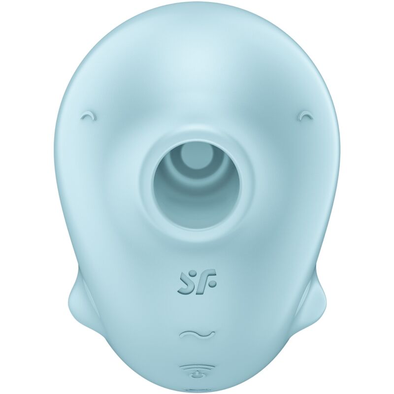 SATISFYER - SASSY SEAL STIMULATOR & VIBRATOR BLUE - Amore24