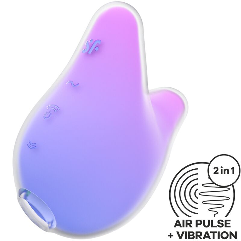 SATISFYER - MERMAID VIBES STIMULATOR & VIBRATOR VIOLET AND PINK - Amore24