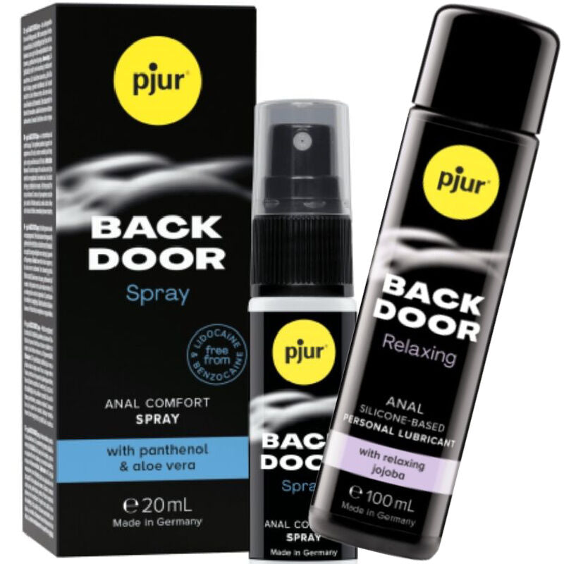 PJUR - BACK DOOR SET OF ANAL LUBRICANT AND SPRAY - Amore24