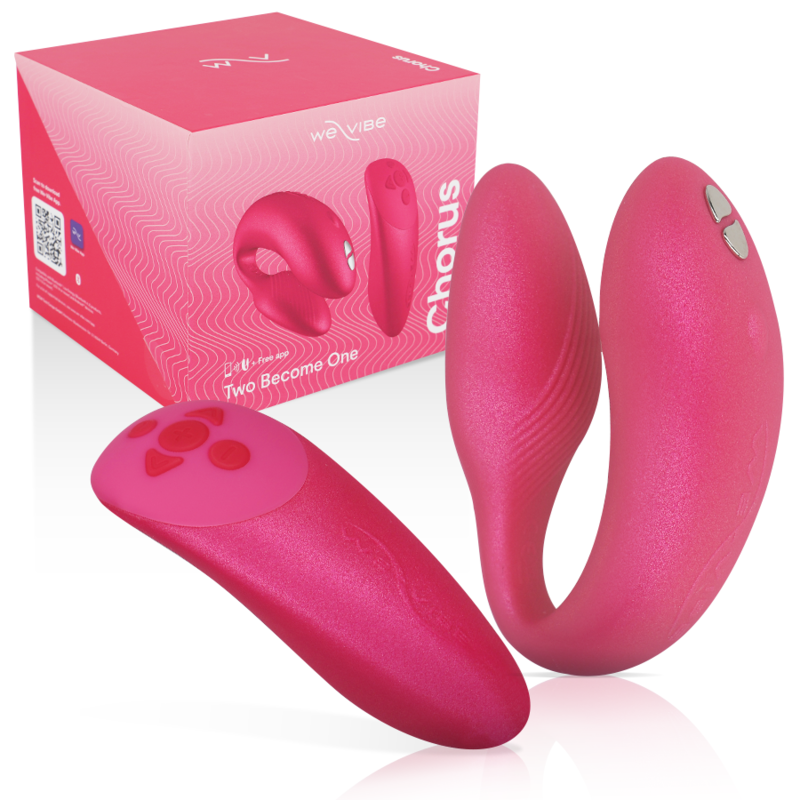 WE-VIBE - CHORUS VIBRATOR FOR COUPLES WITH SQUEEZE CONTROL PINK - Amore24