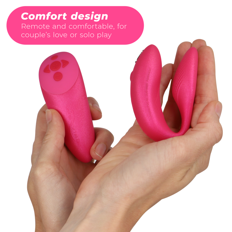 WE-VIBE - CHORUS VIBRATOR FOR COUPLES WITH SQUEEZE CONTROL PINK - Amore24