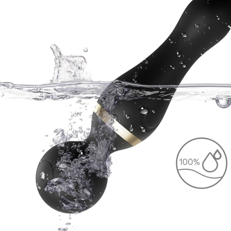ARMONY - FREEZA MASSAGER & VIBRATOR SUPER FLEXIBLE HEAD BLACK - Amore24