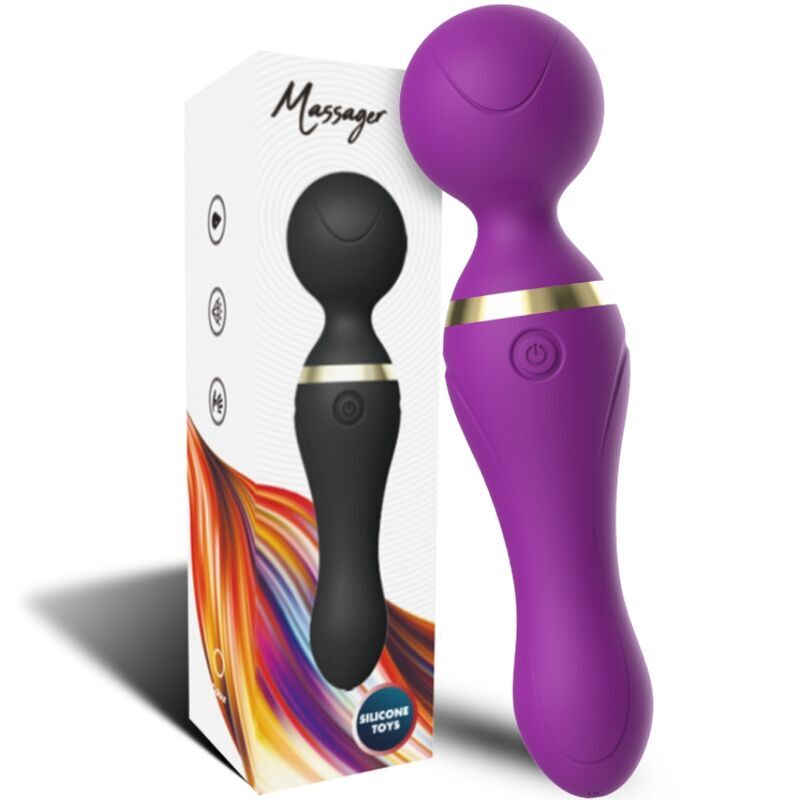 ARMONY - FREEZA MASSAGER & VIBRATOR SUPER FLEXIBLE HEAD PURPLE - Amore24
