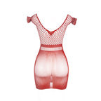 SUBBLIME - 951924 SHORT RED CROCHET GRILL DRESS ONE SIZE - Amore24