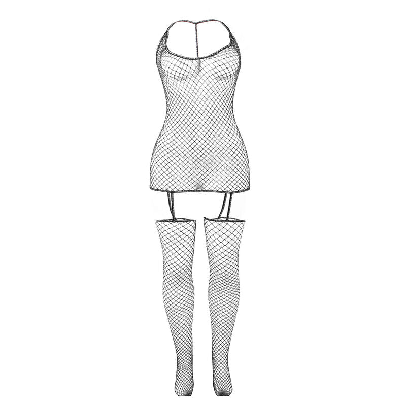 SUBBLIME - 951955 SHINY FISHNET BODYSTOCKING ONE SIZE - Amore24