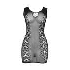SUBBLIME - 952167 SHORT ELASTIC FISHNET DRESS BLACK ONE SIZE - Amore24