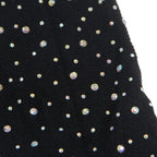 SUBBLIME - 952198 FISHNET DRESS WITH BRILLIANT DIAMONDS BLACK ONE SIZE - Amore24