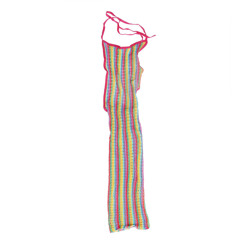 SUBBLIME - 952341 RAINBOW FISHNET DRESS ONE SIZE - Amore24