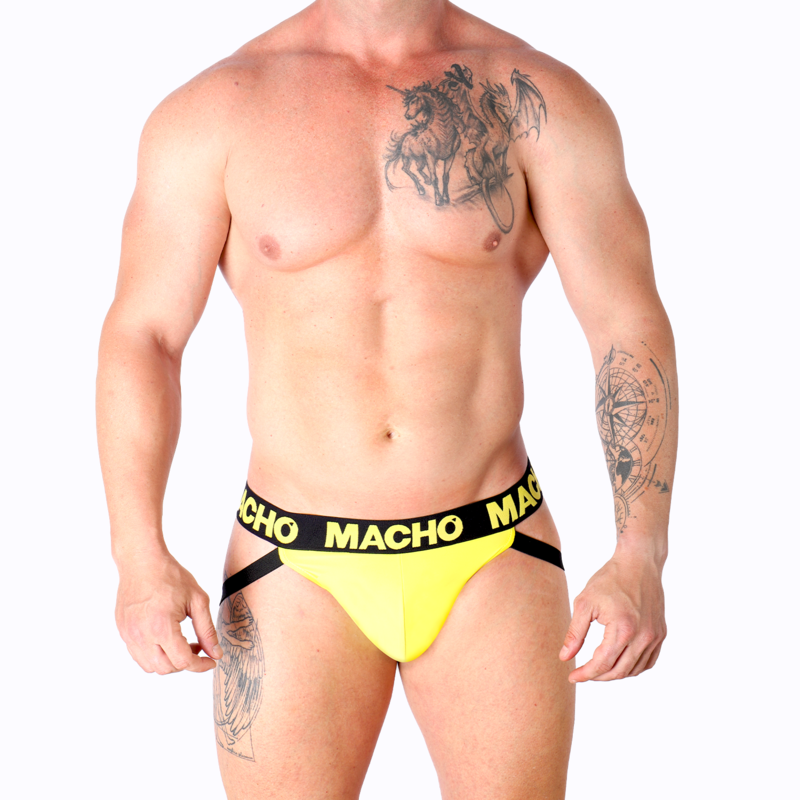 MACHO - MX25A JOCK LYCRA YELLOW XL - Amore24