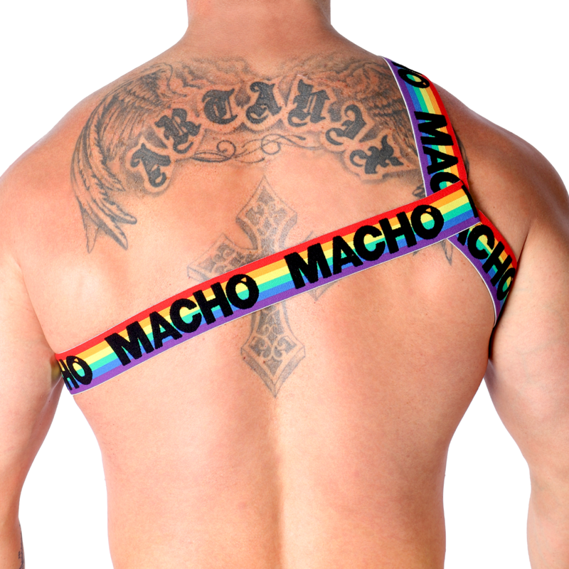 MACHO - ROMAN HARNESS PRIDE L/XL - Amore24