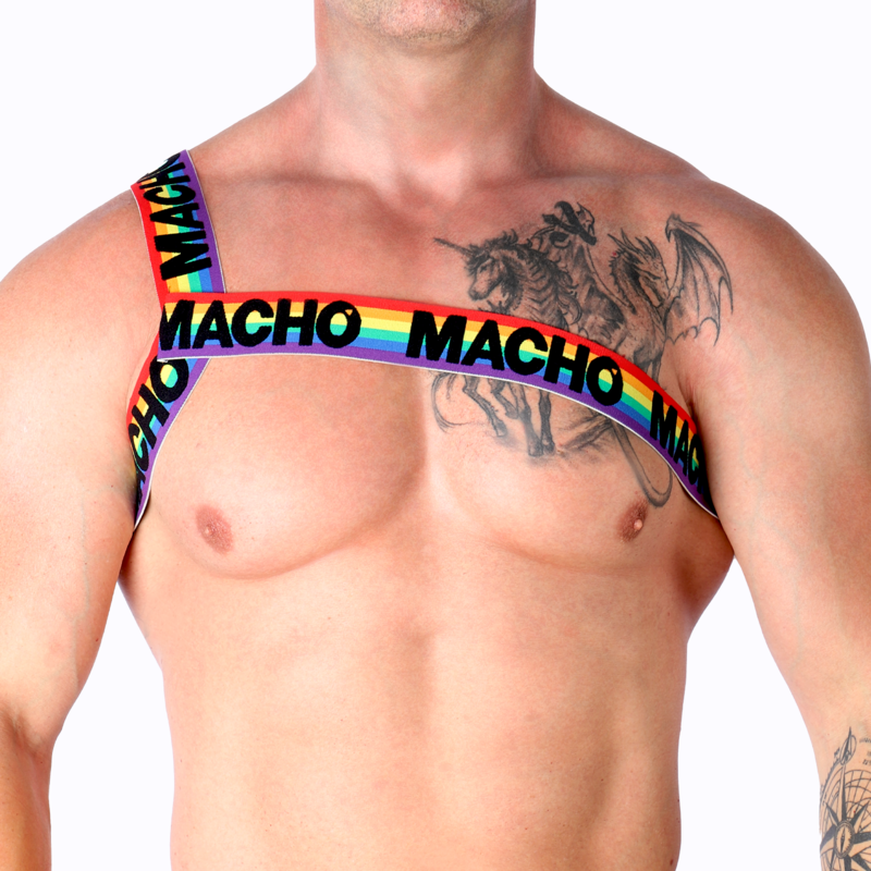 MACHO - ROMAN HARNESS PRIDE L/XL - Amore24
