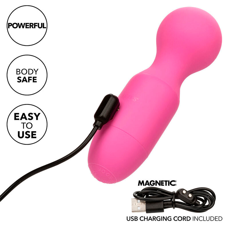 CALEXOTICS - FIRST TIME RECHARGEABLE MASSAGER 10 VIBRATIONS PINK - Amore24