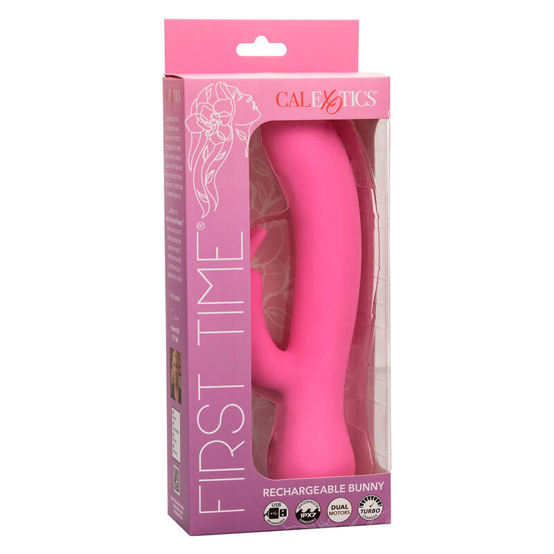 CALEXOTICS - FIRST TIME VIBRATOR RABBIT RECHARGEABLE PINK - Amore24