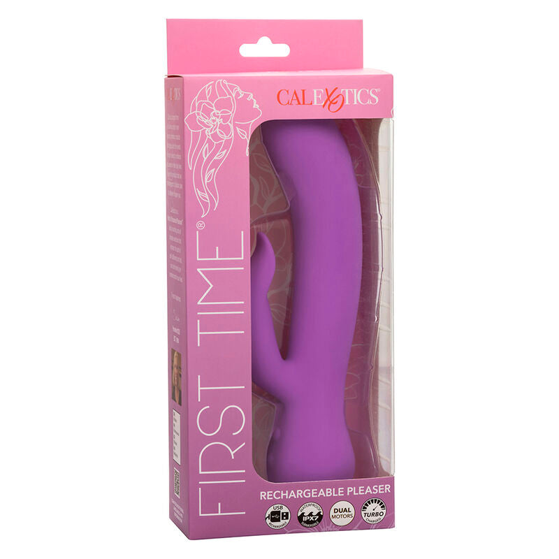 CALEXOTICS - FIRST TIME VIBRATOR PLEASER RECHARGEABLE PURPLE - Amore24