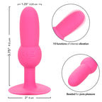 CALEXOTICS - FIRST TIME ANAL PLUG BEADED PROBE 10 VIBRATIONS PINK - Amore24