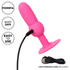 CALEXOTICS - FIRST TIME ANAL PLUG BEADED PROBE 10 VIBRATIONS PINK - Amore24