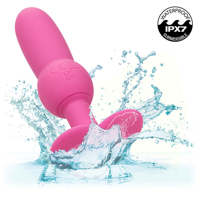 CALEXOTICS - FIRST TIME ANAL PLUG BEADED PROBE 10 VIBRATIONS PINK - Amore24
