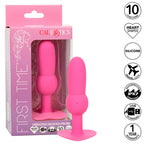 CALEXOTICS - FIRST TIME ANAL PLUG BEADED PROBE 10 VIBRATIONS PINK - Amore24