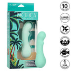 CALEXOTICS - PACIFICA BORA BORA ESTIMULATOR G SPOT 10 VIBRATIONS AQUA - Amore24
