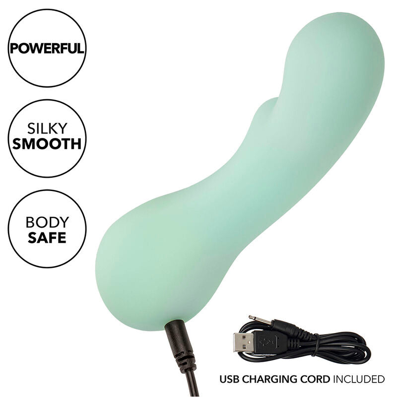 CALEXOTICS - PACIFICA BORA BORA ESTIMULATOR G SPOT 10 VIBRATIONS AQUA - Amore24