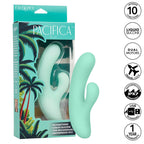 CALEXOTICS - PACIFICA FIJI VIBRATOR & ESTIMULATOR G SPOT 10 VIBRATIONS AQUA - Amore24