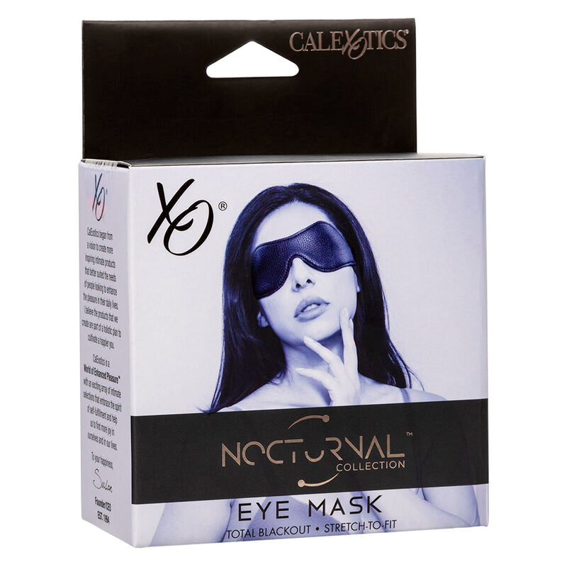 CALEXOTICS - NOCTURNAL EYE MASK PVC LEATHER BLACK - Amore24