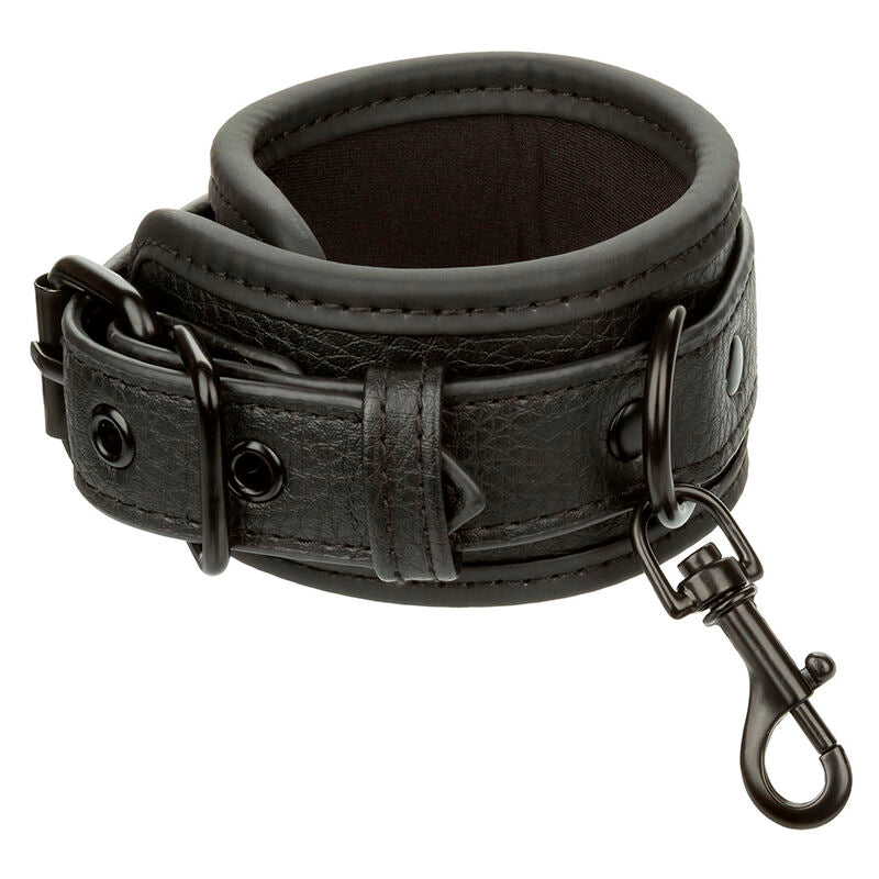 CALEXOTICS - NOCTURNAL LEATHER WRIST CUFFS ADJUSTABLE BLACK - Amore24