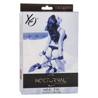 CALEXOTICS - NOCTURNAL HOG TIE CONNECTOR CUERO AJUSTABLE BLACK - Amore24
