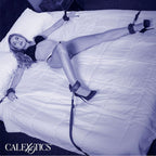 CALEXOTICS - NOCTURNAL BED RESTRAINTS LEATHER ADJUSTABLE BLACK - Amore24
