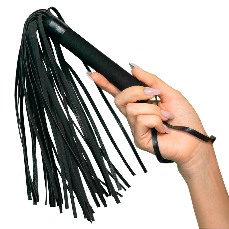 CALEXOTICS - NOCTURNAL FLOGGER LEATHER BLACK - Amore24