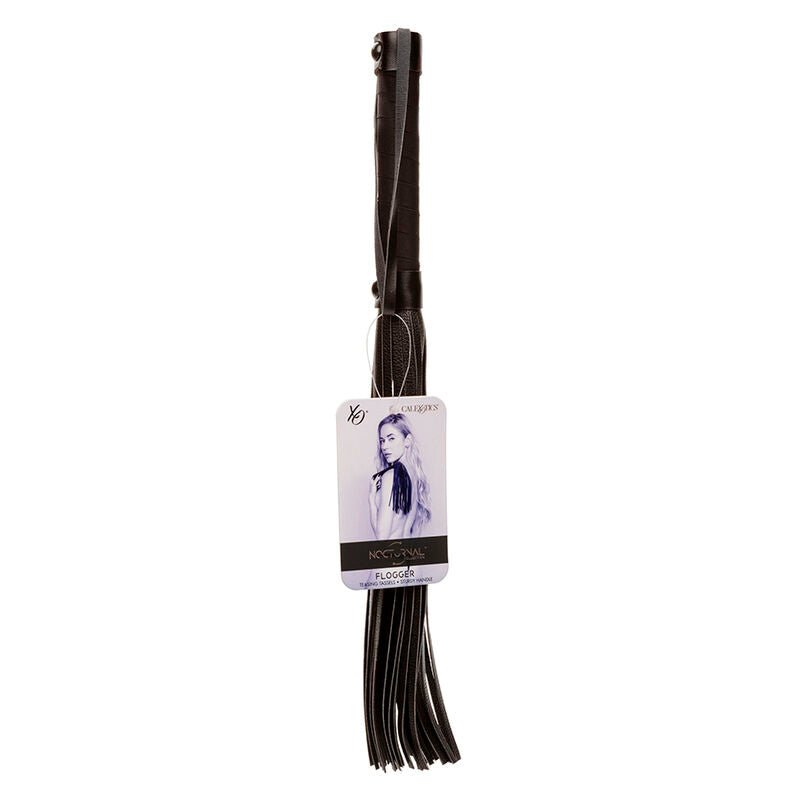 CALEXOTICS - NOCTURNAL FLOGGER LEATHER BLACK - Amore24