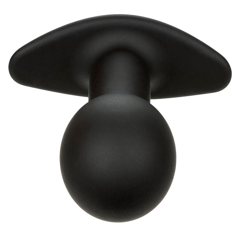 CALEXOTICS - ROCK BOTTOM ANAL PLUG 10 VIBRATIONS SILICONE BLACK - Amore24