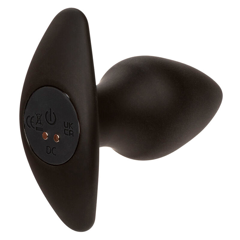 CALEXOTICS - ROCK BOTTOM PERFECT ANAL PLUG 10 VIBRATIONS SILICONE BLACK - Amore24