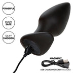 CALEXOTICS - ROCK BOTTOM PERFECT ANAL PLUG 10 VIBRATIONS SILICONE BLACK - Amore24